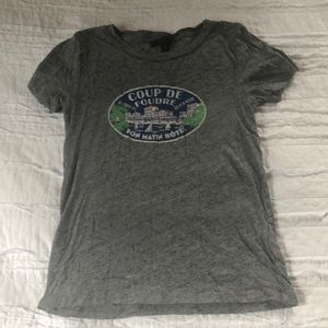 Gray, J. Crew graphic tee